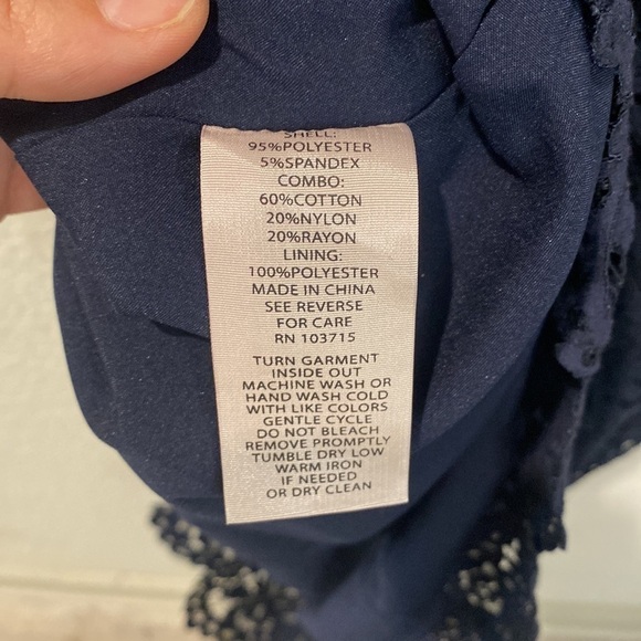 𝅺NANETTE Lepore Collared Sleeveless Lace Dress - Picture 11 of 11